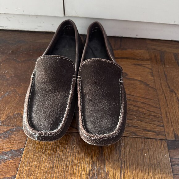 Women's Banana Republic Driving Shoes Moccasins Brown SZ 8 - Picture 2 of 6